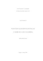 prikaz prve stranice dokumenta Najučestaliji dentalni nalaz u dobi od 16 do 30 godina 
