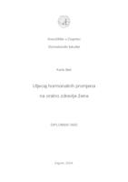 prikaz prve stranice dokumenta Utjecaj hormonalnih promjena na oralno zdravlje žena