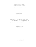 prikaz prve stranice dokumenta Sredstva za suzbijanje boli u stomatologiji-endodonciji 