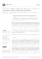 prikaz prve stranice dokumenta Laser Powder Bed Fusion Parameters Optimization for Enhanced Mechanical Properties of EOS Co-Cr Dental Alloy