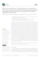 prikaz prve stranice dokumenta Effects of Loading Forces, Loading Positions, and Splinting of Two, Three, or Four Ti-Zr (Roxolid®) Mini-Implants Supporting the Mandibular Overdentures on Peri-Implant and Posterior Edentulous Area Strains