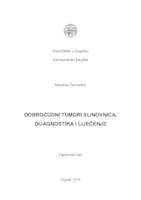 prikaz prve stranice dokumenta Dobroćudni tumori slinovnica, dijagnostika i liječenje