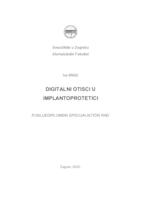 prikaz prve stranice dokumenta Digitalni otisci u implantoprotetici