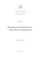 prikaz prve stranice dokumenta Regenerativna endodoncija - mogućnosti i ograničenja