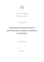 prikaz prve stranice dokumenta Interdisciplinarni pristup u ortodontskoj terapiji odraslih pacijenata