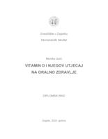 prikaz prve stranice dokumenta Vitamin D i njegov utjecaj na oralno zdravlje