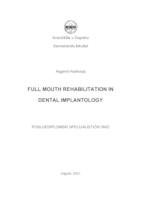 prikaz prve stranice dokumenta Full mouth rehabilitation in dental implantology 