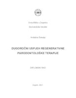 prikaz prve stranice dokumenta Dugoročni uspjeh regenerativne parodontološke terapije